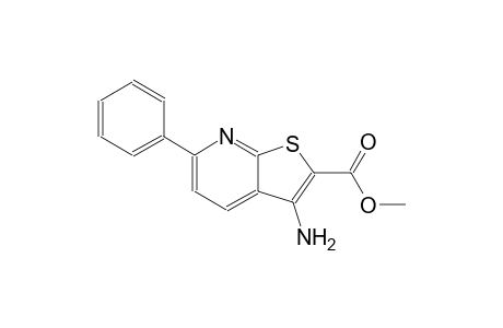 thieno[2,3-b]pyridine-2-carboxylic acid, 3-amino-6-phenyl-, methyl ester