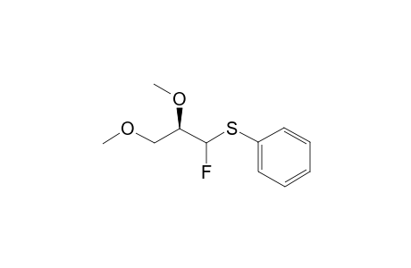 2,3-DIMETHOXY-1-FLUOROPROPYL-PHENYL-SULFIDE;LESS-POLAR-DIASTEREOMER