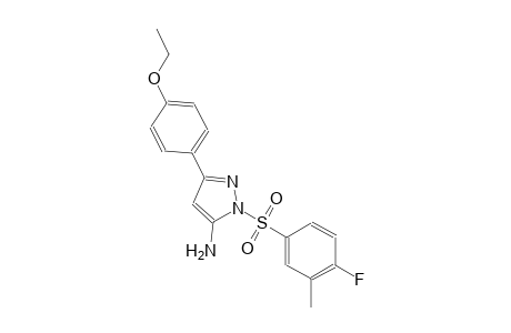 1H-pyrazol-5-amine, 3-(4-ethoxyphenyl)-1-[(4-fluoro-3-methylphenyl)sulfonyl]-