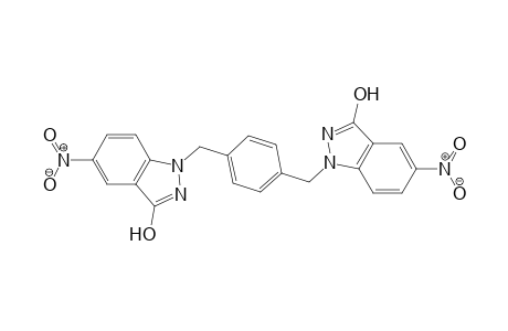 1,1'-(p-Xylylene)bis(5-nitro-1H-indazol-3-ol)