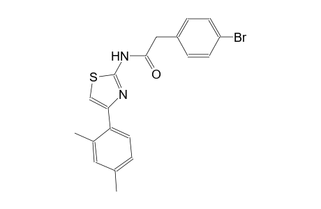 2-(4-bromophenyl)-N-[4-(2,4-dimethylphenyl)-1,3-thiazol-2-yl]acetamide