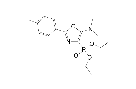 diethyl 5-(dimethylamino)-2-(4-methylphenyl)-1,3-oxazol-4-ylphosphonate
