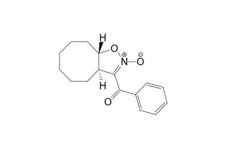 rel-(3aR,9aS)-3-Benzoyl-3a,4,5,6,7,8,9,9a-octahydrocycloocta[1,2-d]isoxazole 2-oxide