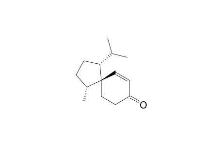 Spiro[4.5]dec-6-en-8-one, 1-methyl-4-(1-methylethyl)-, (1.alpha.,4.alpha.,5.alpha.)-