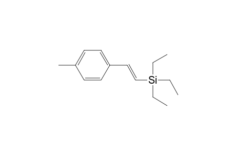 Triethyl-[(E)-2-(4-methylphenyl)ethenyl]silane