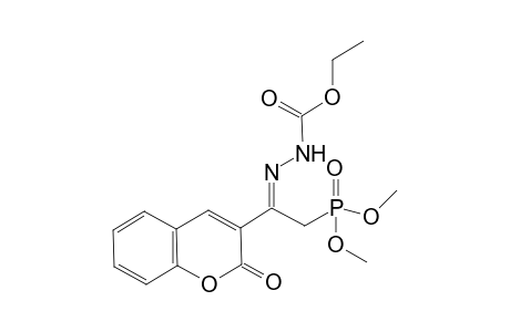 Ethyl N-[(Z)-[2-dimethoxyphosphoryl-1-(2-oxidanylidenechromen-3-yl)ethylidene]amino]carbamate