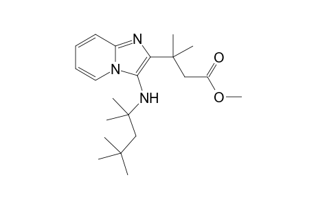 Methyl 3-{3-(1,1,3,3-Tetramethylbutyl-amino)imidazo[1,2-a]pyridin-2-yl}-3-methylbutanoate