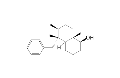 trans-Decahydro-5.alpha.-benzyl-5.beta.,6.beta.,8a.beta.-trimethyl-1-naphthalenol
