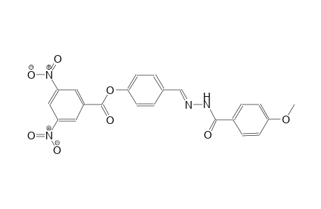 benzoic acid, 3,5-dinitro-, 4-[(E)-[2-(4-methoxybenzoyl)hydrazono]methyl]phenyl ester