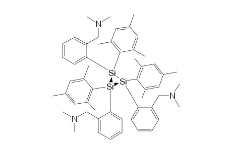 cis,trans-1,2,3-Tris[2-(dimethylaminomethyl)phenyl]-1,2,3-tris[2,4,6-trimethylphenyl]cyclotrisilane