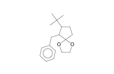 6-Benzyl-7-t-butyl-1,4-dioxa-spiro[4.4]nonane