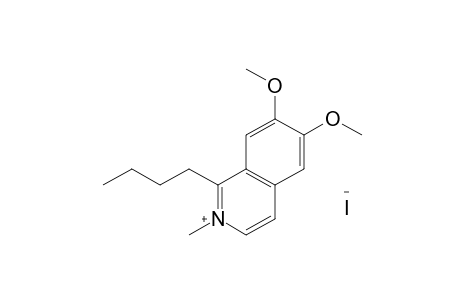 1-BUTYL-6,7-DIMETHOXY-2-METHYLISOQUINOLINIUM IODIDE