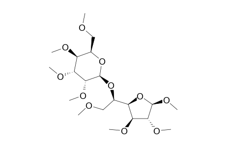 Permethyl-.beta.-D-glucopyranosyl-(1-5)-.beta.-D-glucofuranose