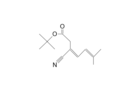 tert-Butyl-3-cyano-6-methyl-cis-3,5-heptadienoate