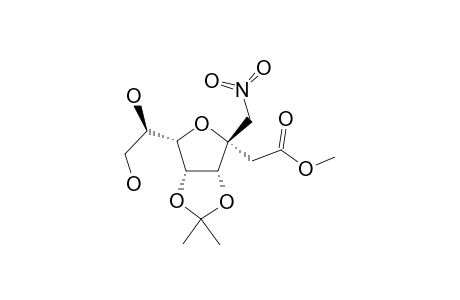 METHYL-3,6-ANHYDRO-2-DEOXY-4,5-O-(1-METHYLETHYLIDENE)-3-(NITROMETHYL)-D-GULO-OCTANOATE