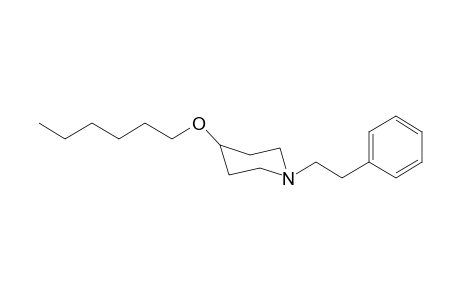4-Hexyloxy-1-phenethyl-piperidine