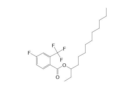 4-Fluoro-2-trifluromethylbenzoic acid, 3-tridecyl ester