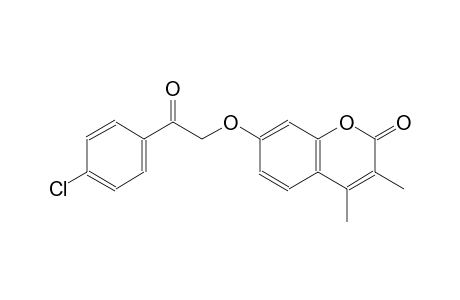 7-[2-(4-chlorophenyl)-2-oxoethoxy]-3,4-dimethyl-2H-chromen-2-one