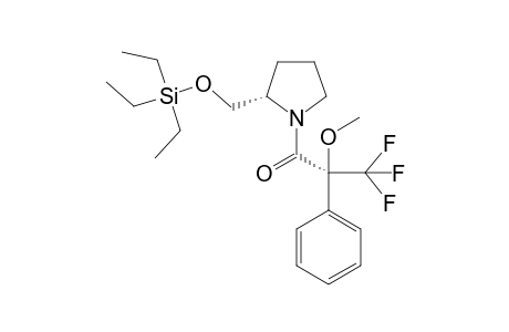 (2S)-3,3,3-trifluoro-2-methoxy-2-phenyl-1-[(2S)-2-(triethylsilyloxymethyl)-1-pyrrolidinyl]-1-propanone