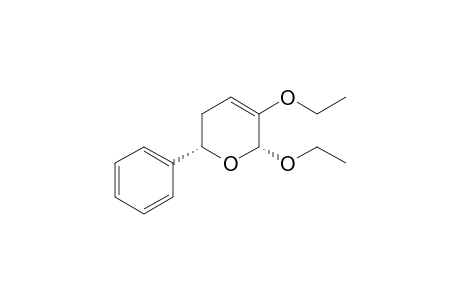 (2R*,6S*)-2,3-Diethoxy-6-phenyl-5,6-dihydro-2H-pyran