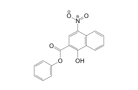 Phenyl 1-hydroxy-4-nitro-2-naphthalenecarboxylate