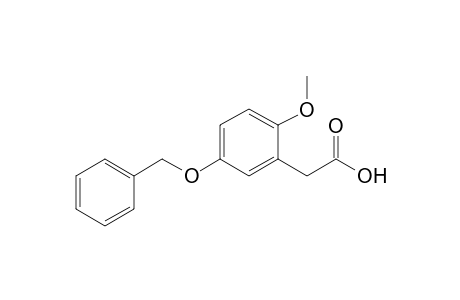 5-Benzyloxy-2-methoxyphenylacetic acid