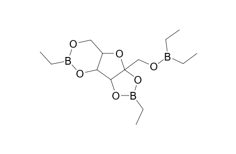 .alpha.-L-Sorbofuranose, cyclic 2,3:4,6-bis(ethylboronate) 1-(diethylborinate)