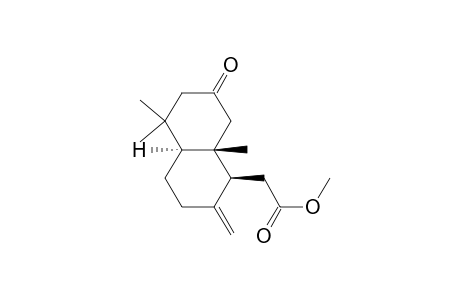 1-Naphthaleneacetic acid, decahydro-5,5,8a-trimethyl-2-methylene-7-oxo-, methyl ester, (1S,4aS,8aS)-