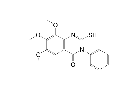 6,7,8-trimethoxy-3-phenyl-2-sulfanyl-4(3H)-quinazolinone