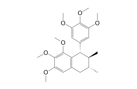 (1S,2S,3R)-6,7,8-trimethoxy-2,3-dimethyl-1-(3,4,5-trimethoxyphenyl)-1,2,3,4-tetrahydronaphthalene