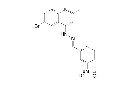 3-nitrobenzaldehyde (6-bromo-2-methyl-4-quinolinyl)hydrazone
