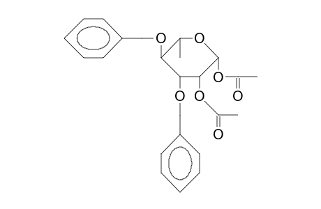 1,2-Di-O-acetyl-3,4-di-O-benzyl.beta.-L-rhamnopyranose