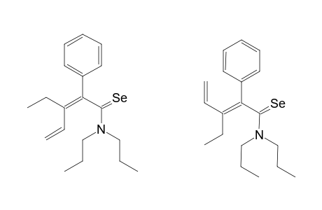 N,N-DI-N-PROPYL-3-ETHYL-2-PHENYL-2,4-PENTADIENE-SELENOAMIDE