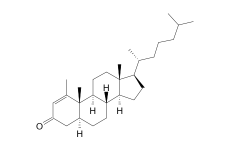 1-Methyl-5.alpha.-cholesta-1-en-3-one