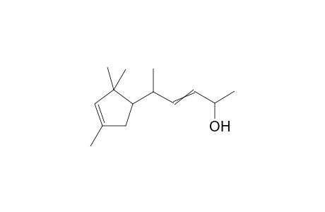 5-(2,2,4-trimethylcyclopent-3-enyl)hex-3-en-2-ol