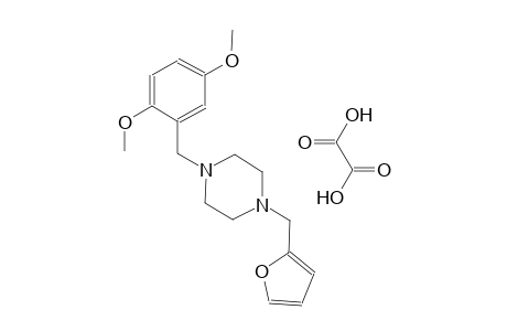 1-(2,5-dimethoxybenzyl)-4-(furan-2-ylmethyl)piperazine oxalate