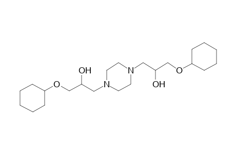 1,4-piperazinediethanol, alpha~1~,alpha~4~-bis[(cyclohexyloxy)methyl]-