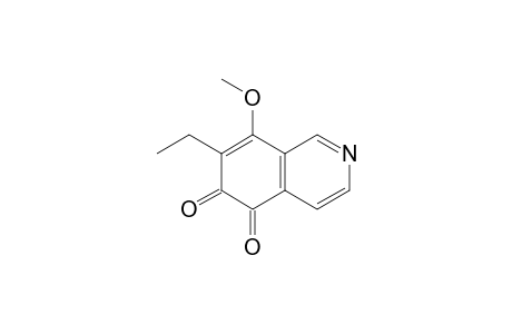 8-Methoxy-7-ethyl-5,6-isoquinolinedione