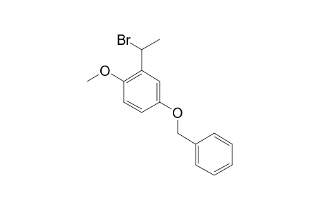 1-(5'-BENZYLOXY-2'-METHOXYPHENYL)-1-BROMOETHANE