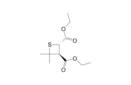 2,3-Thietanedicarboxylic acid, 4,4-dimethyl-, diethyl ester, trans-