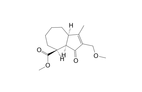 2-(Methoxycarbonyl)-9-(methoxymethyl)-8-methylbicyclo[5.3.0]dec-10-one