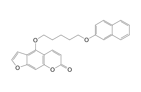 4-[5-(2-Naphthyloxy)pentoxy]-7H-furo[3,2-g][1]benzopyran-7-one