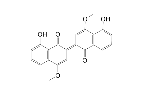 5,8-Dihydroxy-4,4'-dimethoxy-2,2'-binaphthyl-1,1'-quinone