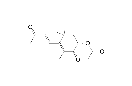 2-Cyclohexen-1-one, 6-(acetyloxy)-2,4,4-trimethyl-3-(3-oxo-1-butenyl)-, [S-(E)]-