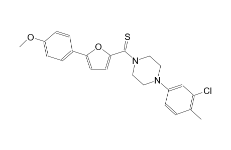 1-(3-chloro-4-methylphenyl)-4-{[5-(4-methoxyphenyl)-2-furyl]carbothioyl}piperazine