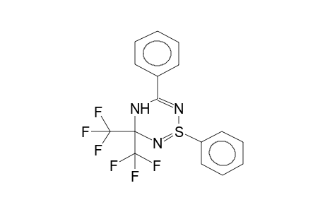 1,3-DIPHENYL-5,5-BIS(TRIFLUOROMETHYL)-4,5-DIHYDRO-1,2,4,6-THIATRIAZINE
