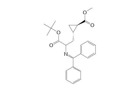 TERT.-BUTYL-N-(DIPHENYLMETHYLENE)-3-(TRANS-2'-METHOXYCARBONYLCYCLOPROPYL)-ALANATE