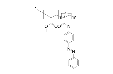 Poly(methyl methacrylate-co-4-methacryloylaminoazobenzene)