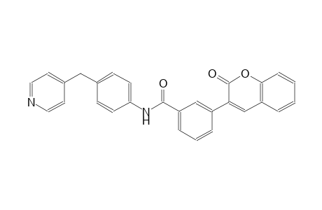 3-(2-oxo-2H-chromen-3-yl)-N-[4-(4-pyridinylmethyl)phenyl]benzamide