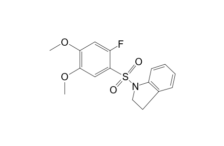 1H-Indole, 1-[(2-fluoro-4,5-dimethoxyphenyl)sulfonyl]-2,3-dihydro-